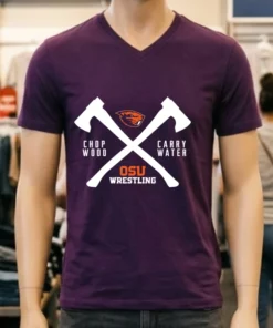 Beaver Head And Osu Wrestling Logos Shirt