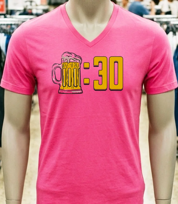 Beer Thirty Shirt - pink-t-shirt Beer Thirty Shirt Pink T Shirt