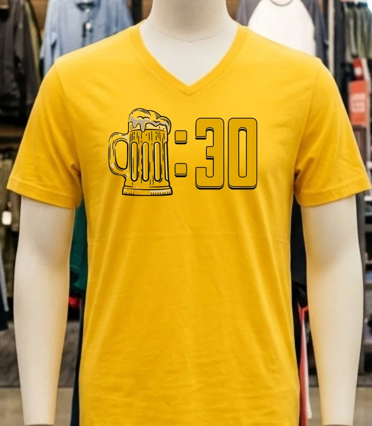 Beer Thirty Shirt - yellow-t-shirt Beer Thirty Shirt Yellow T Shirt