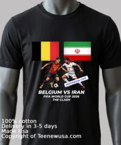 Belgium Vs Iran World Cup 2026 T Shirt