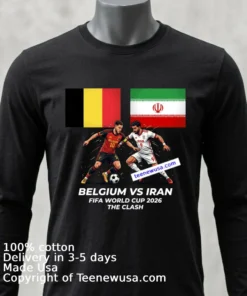 Belgium Vs Iran World Cup 2026 T Shirt