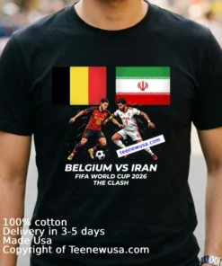 Belgium Vs Iran World Cup 2026 T Shirt