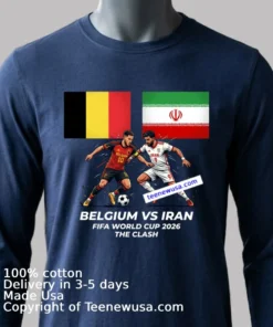 Belgium Vs Iran World Cup 2026 T Shirt