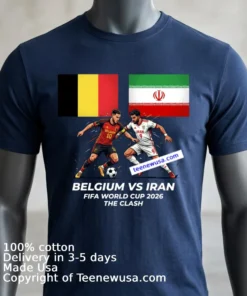 Belgium Vs Iran World Cup 2026 T Shirt
