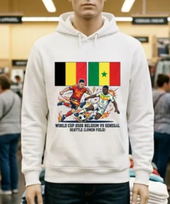 Belgium Vs Senegal World Cup 2026 In Seattle (Lumen Field) T Shirt
