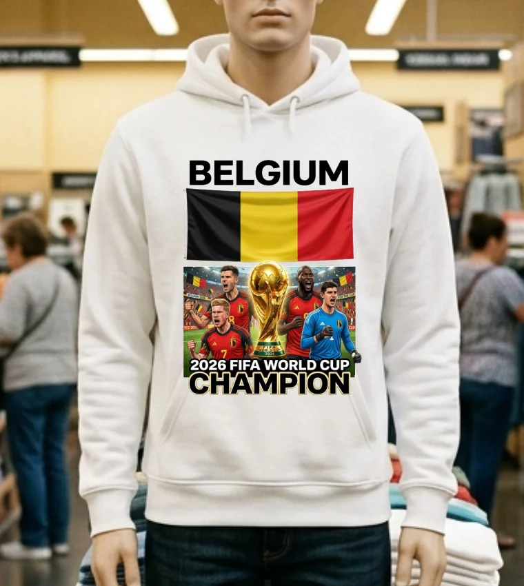 Belgium World Cup 2026 T Shirt - white-t-shirt Belgium World Cup 2026 T Shirt White T Shirt 2