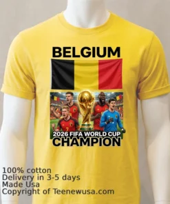 Belgium World Cup 2026 T Shirt