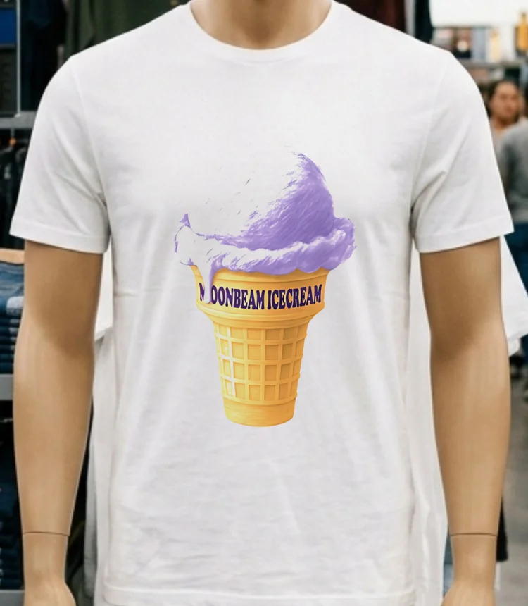 Benson Boone Ice Cream 2025 Shirt - white-t-shirt Benson Boone Ice Cream 2025 Shirt White T Shirt 3
