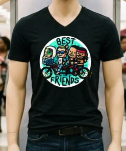 Best Friends All Elite Wrestling Cartoon Shirt