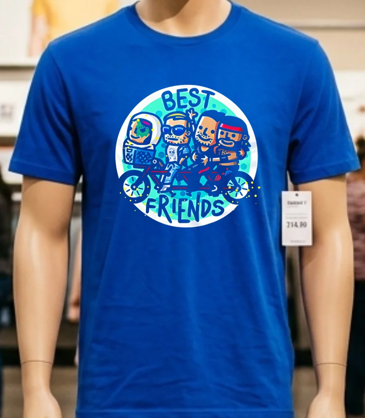 Best Friends All Elite Wrestling Cartoon Shirt - blue-shirt Best Friends All Elite Wrestling Cartoon Shirt Blue Shirt