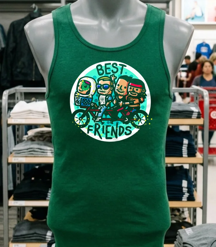 Best Friends All Elite Wrestling Cartoon Shirt - green-shirt Best Friends All Elite Wrestling Cartoon Shirt Green Shirt