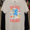 Big Dog Energy Okc Lightning Bulldog Basketball Shirt White T Shirt 2