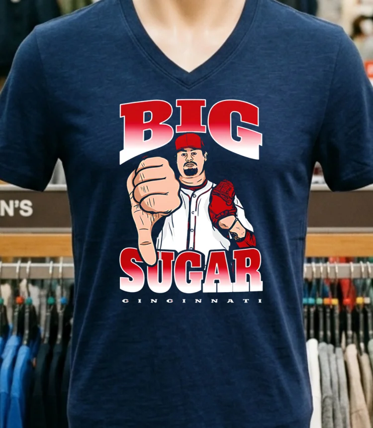 Big Sugar Zach Maxwell Baseball Shirt - navy-shirt Big Sugar Zach Maxwell Baseball Shirt Navy Shirt 1