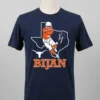 Bijan Robinson State Outline Texas Football Maps Shirt Balck Shirt