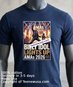 Billy Idol Lights Up Amas 2026 T Shirt