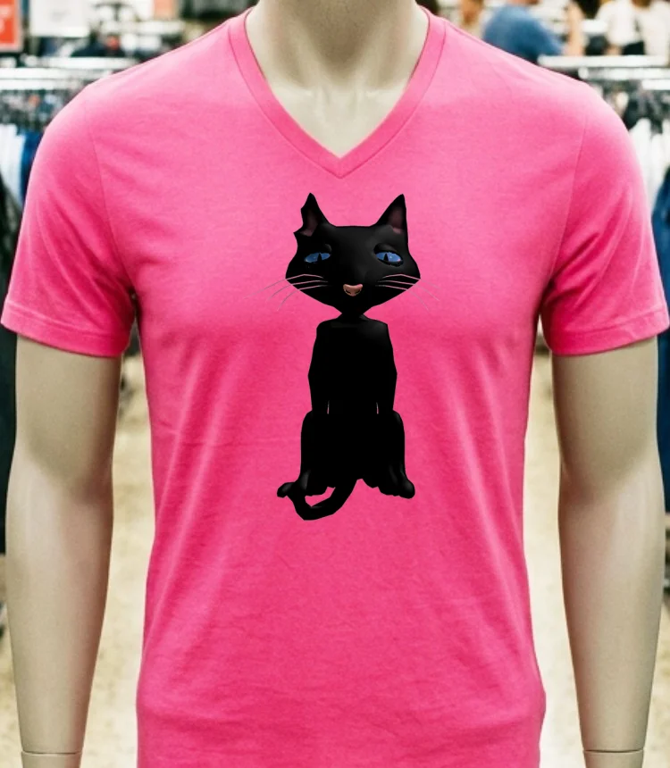 Black Cat Coraline Outfit Roblox Shirt - pink-t-shirt Black Cat Coraline Outfit Roblox Shirt Pink T Shirt