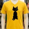 Black Cat Coraline Outfit Roblox Shirt Yellow T Shirt