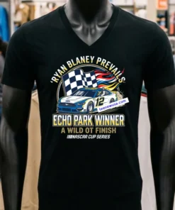 Blaney Dominates Nascar In Echopark Victory In Wild Ot T Shirt