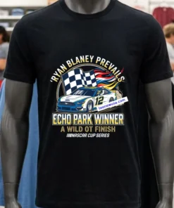 Blaney Dominates Nascar In Echopark Victory In Wild Ot T Shirt