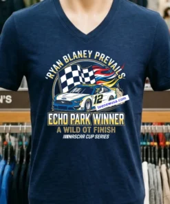 Blaney Dominates Nascar In Echopark Victory In Wild Ot T Shirt