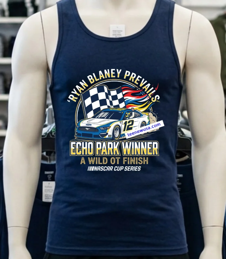 Blaney Dominates Nascar In Echopark Victory In Wild Ot T Shirt - navy-shirt Blaney Dominates Nascar In Echopark Victory In Wild Ot T Shirt Navy Shirt