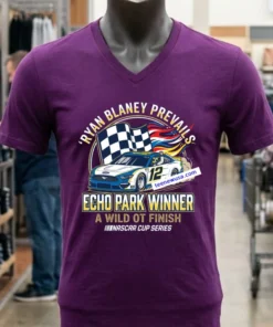 Blaney Dominates Nascar In Echopark Victory In Wild Ot T Shirt