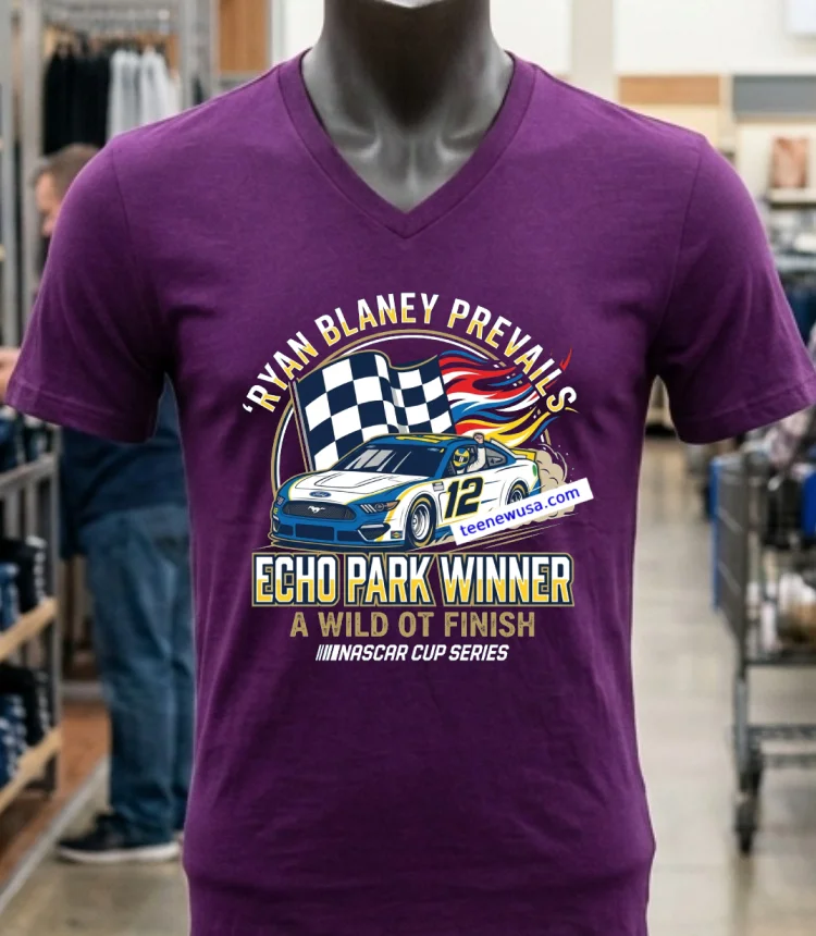 Blaney Dominates Nascar In Echopark Victory In Wild Ot T Shirt - purple-shirt Blaney Dominates Nascar In Echopark Victory In Wild Ot T Shirt Purple Shirt