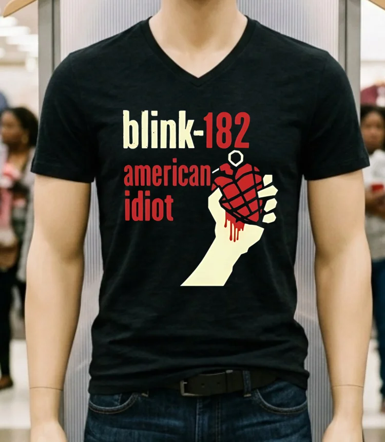 Blink 182 American Idiot Shirt - balck-shirt Blink 182 American Idiot Shirt Balck Shirt 1