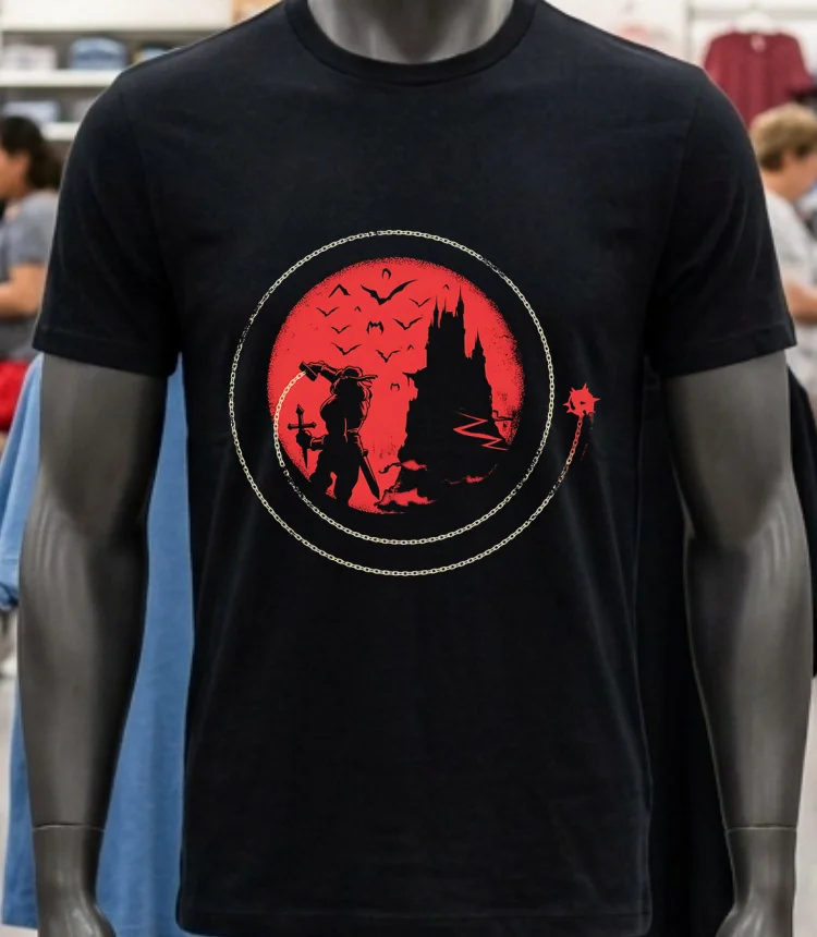 Blood Moon Red Shirt - balck-shirt Blood Moon Red Shirt Balck Shirt 1
