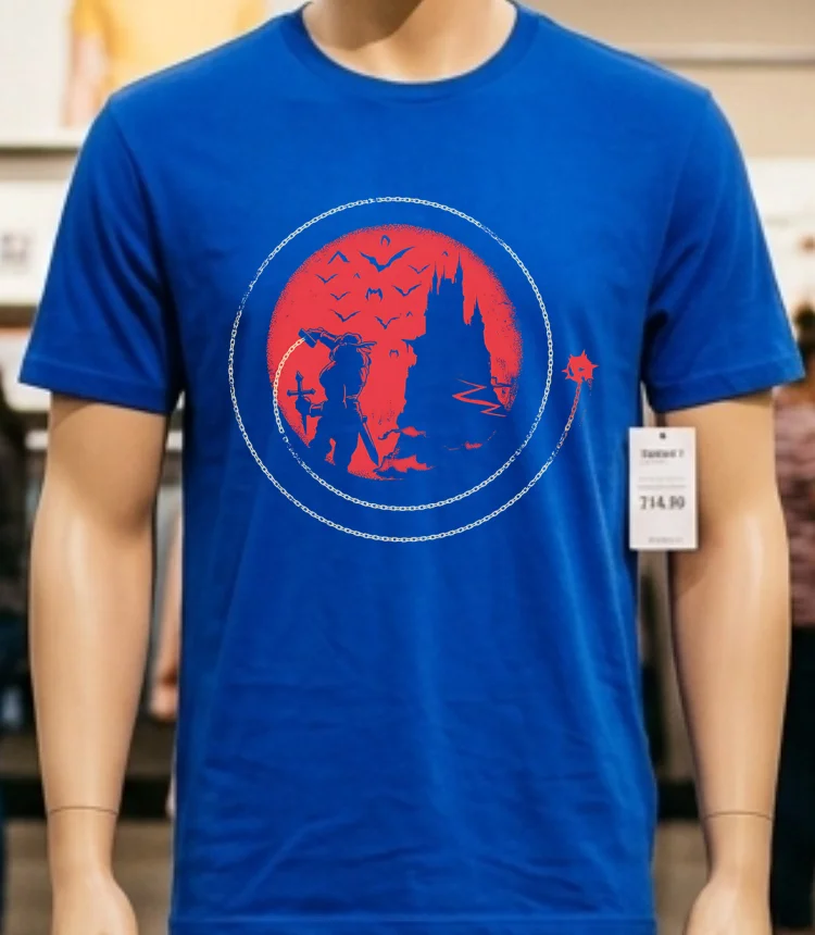 Blood Moon Red Shirt - blue-shirt Blood Moon Red Shirt Blue Shirt