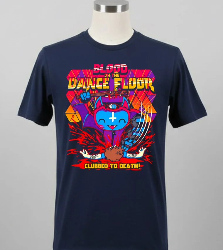 Blood On The Dance Floor Clubbed To Death Shirt - balck-shirt Blood On The Dance Floor Clubbed To Death Shirt Balck Shirt