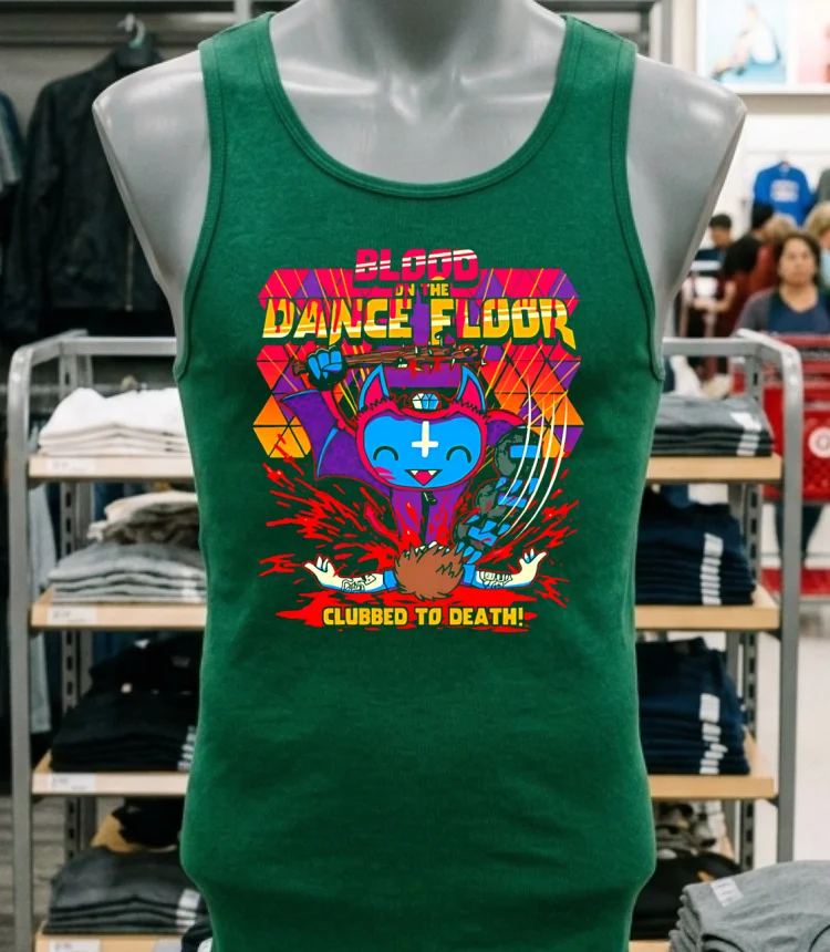 Blood On The Dance Floor Clubbed To Death Shirt Green Shirt