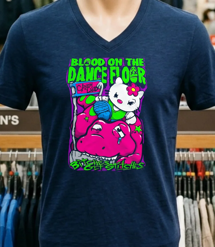 Blood On The Dance Floor Hello Kitty Shirt - navy-shirt Blood On The Dance Floor Hello Kitty Shirt Navy Shirt 1