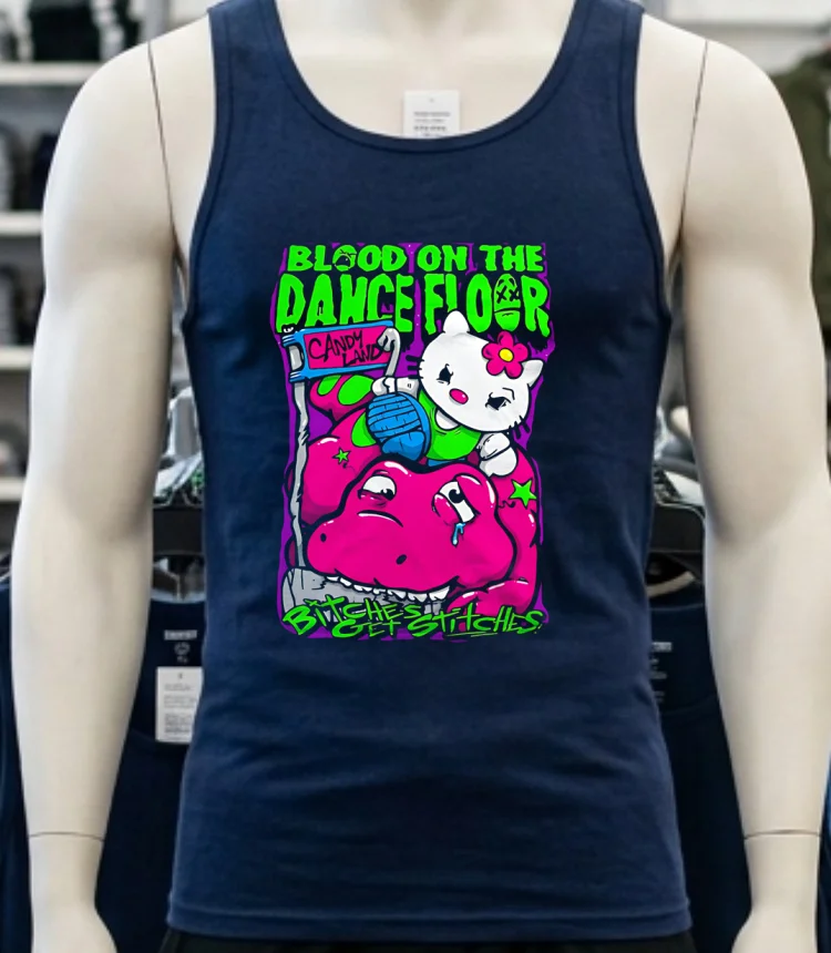 Blood On The Dance Floor Hello Kitty Shirt - navy-shirt Blood On The Dance Floor Hello Kitty Shirt Navy Shirt