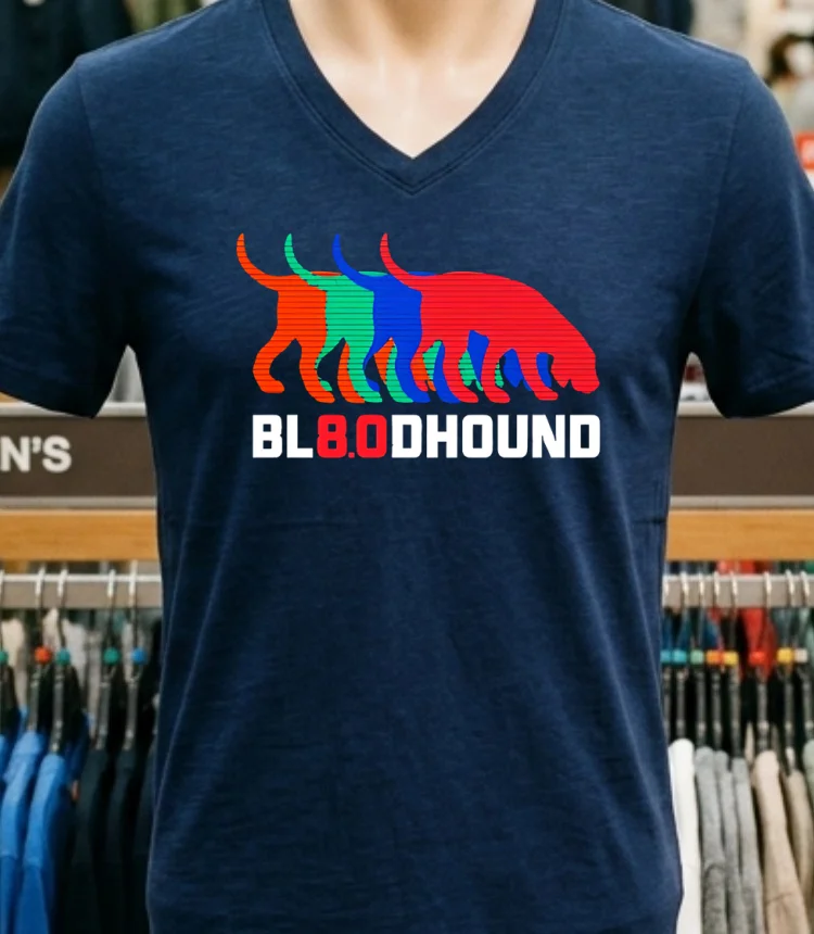 Bloodhound 8.0 Logo Shirt - navy-shirt Bloodhound 80 Logo Shirt Navy Shirt 1