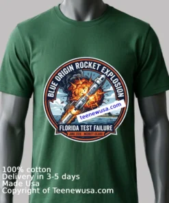 Blue Origin Rocket Explodes In Florida T Shirt
