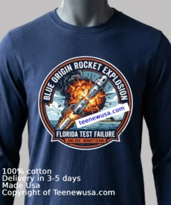 Blue Origin Rocket Explodes In Florida T Shirt