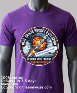 Blue Origin Rocket Explodes In Florida T Shirt