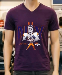 Bo Nix Denver Broncos Signature Classic Shirt