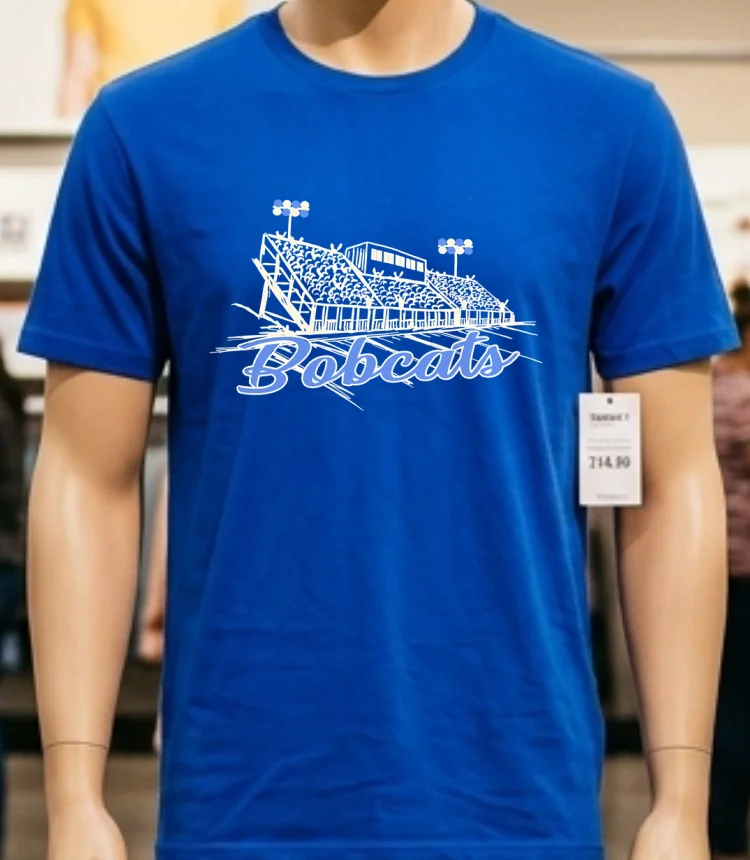 Bobcats Stadium Shirt - blue-shirt Bobcats Stadium Shirt Blue Shirt