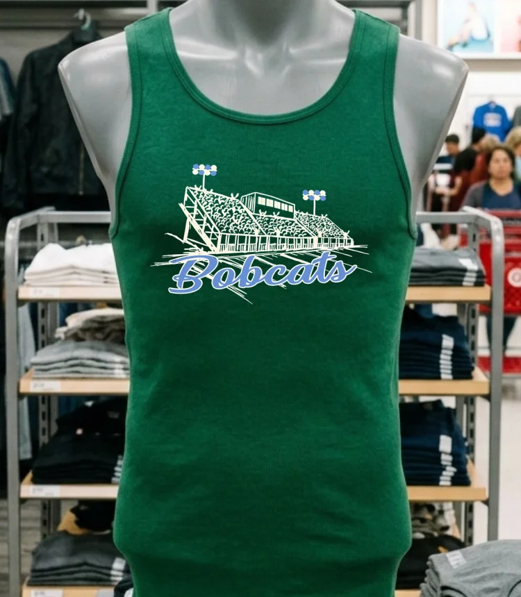 Bobcats Stadium Shirt - green-shirt Bobcats Stadium Shirt Green Shirt