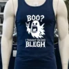 Boo I Thought You Said Blegh Halloween Shirt Navy Shirt