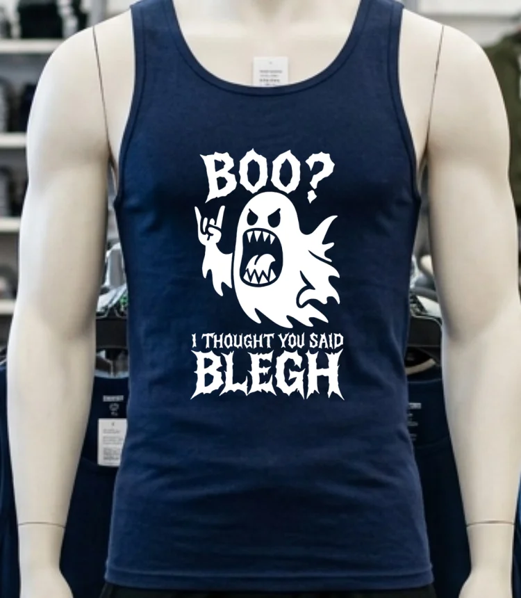 Boo I Thought You Said Blegh Halloween Shirt - navy-shirt Boo I Thought You Said Blegh Halloween Shirt Navy Shirt