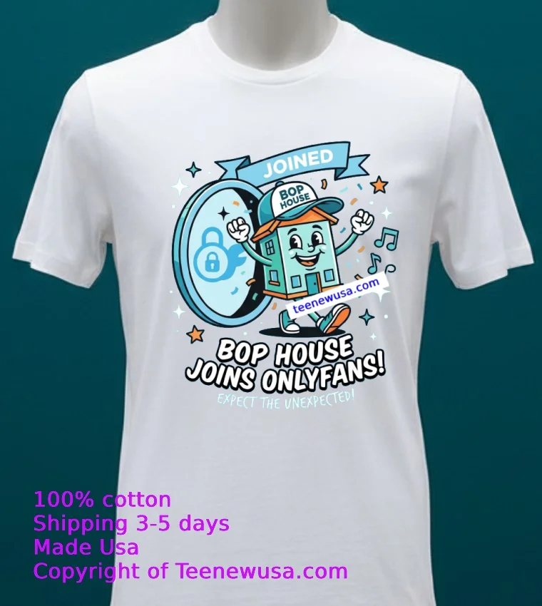 Bop House Joins Onlyfans T Shirt White T Shirt 20