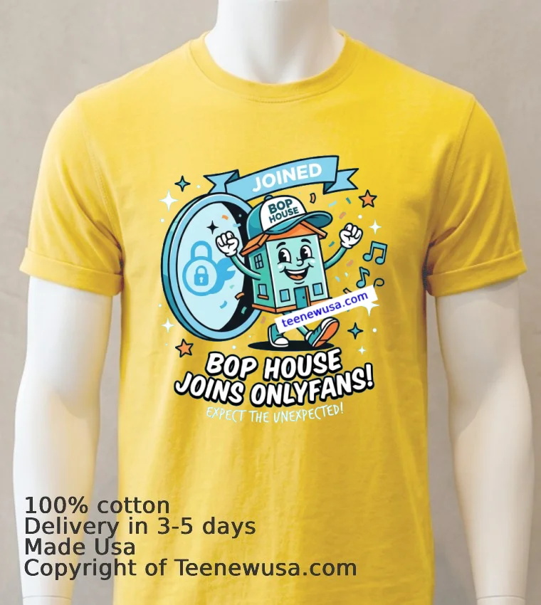 Bop House Joins Onlyfans T Shirt - yellow-t-shirt Bop House Joins Onlyfans T Shirt Yellow T Shirt