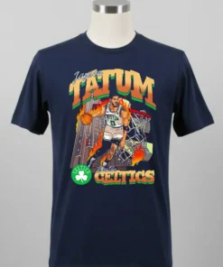 Boston Celtics Basketball Jayson Tatum American Fashion Print Shirt