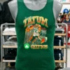 Boston Celtics Basketball Jayson Tatum American Fashion Print Shirt Green Shirt