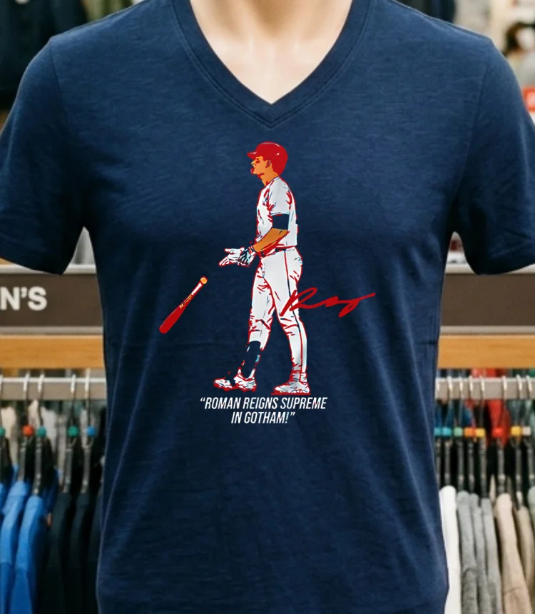 Boston Red Sox 2025 Roman Anthony Roman Reigns Supreme Shirt - navy-shirt Boston Red Sox 2025 Roman Anthony Roman Reigns Supreme Shirt Navy Shirt 1