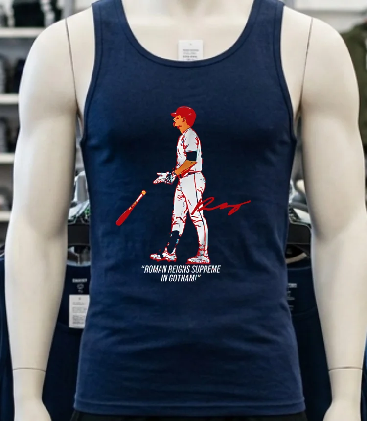 Boston Red Sox 2025 Roman Anthony Roman Reigns Supreme Shirt - navy-shirt Boston Red Sox 2025 Roman Anthony Roman Reigns Supreme Shirt Navy Shirt