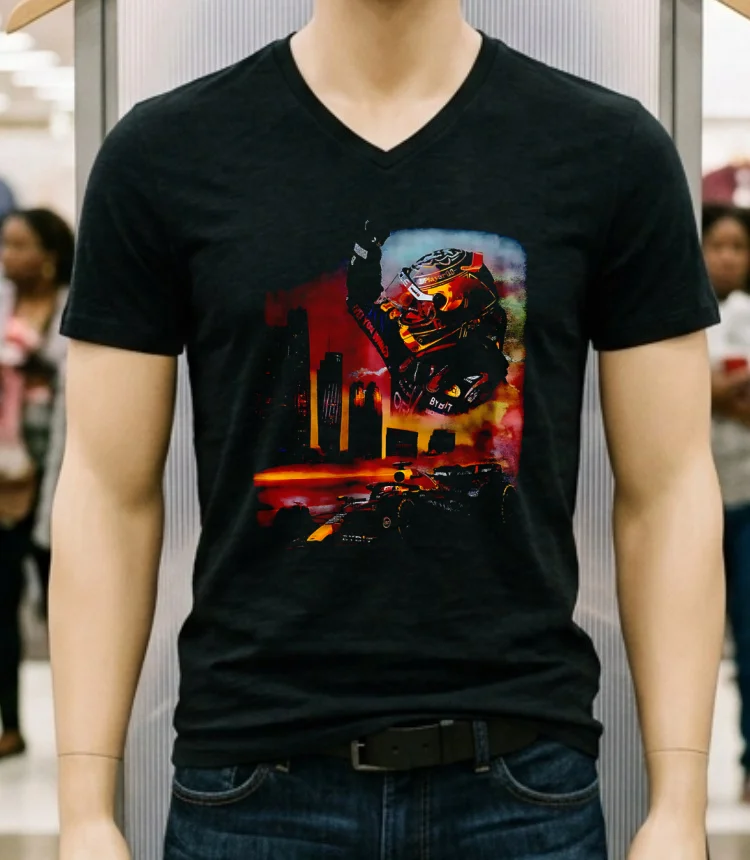 Boxy Heavyweight Oracle Red Bull Racing Graphic Shirt - balck-shirt Boxy Heavyweight Oracle Red Bull Racing Graphic Shirt Balck Shirt 1